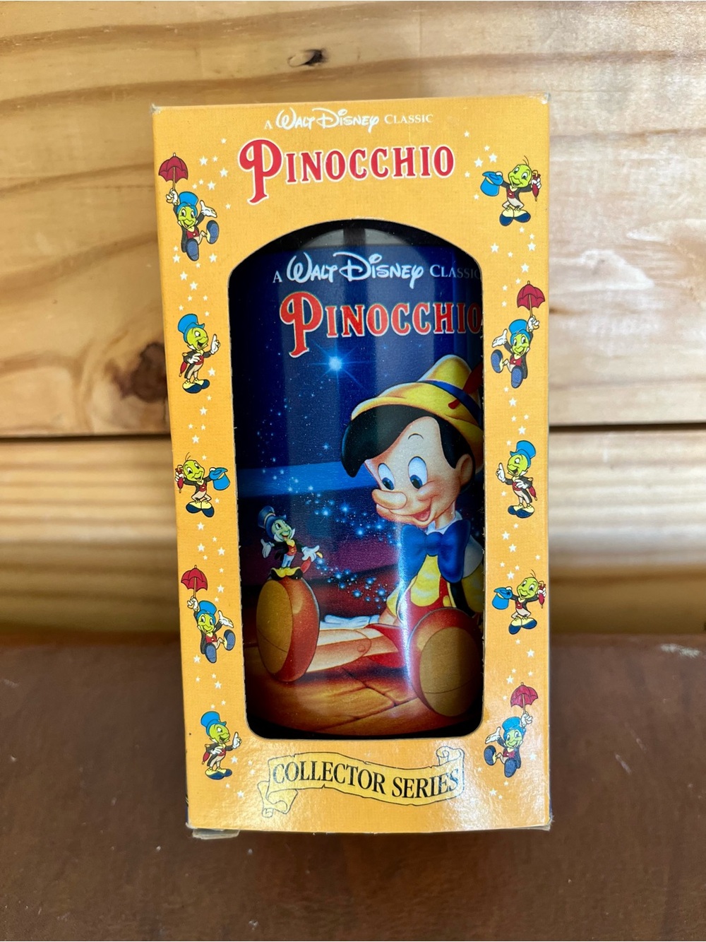 Vintage 1994 Disney Pinocchio Collector Series Burger King Tumbler *NIB*